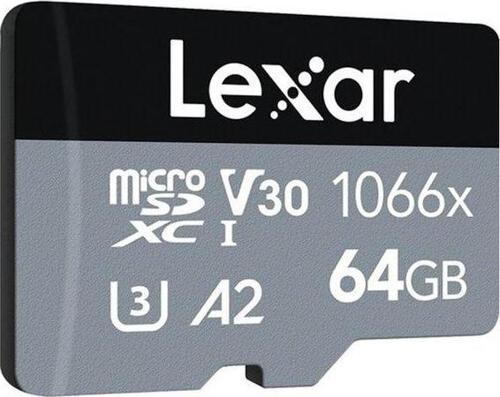 64 GB 1066x microSDXC  UHS I up to 160MB s Okuma Hızı 70MB s Yazma Hızı C10 A2 V30 U3