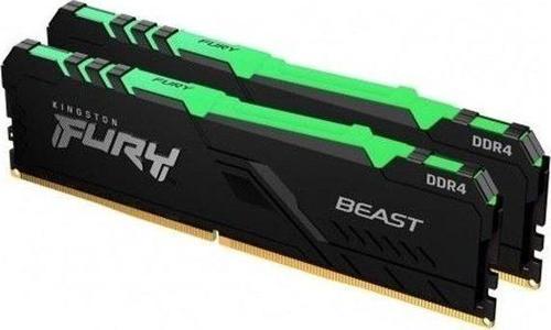 KINGSTON Fury Beast RGB 16GB DDR4 3200Mhz (kit of 2) KF432C16BBAK2/16