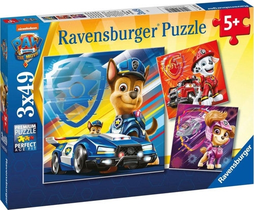 3x49 Parça Puzzle Paw Patrol 052189