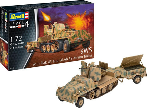 Model Kit Askeri Araçlar sWS with Flak43 ve Sd Ah58 03293