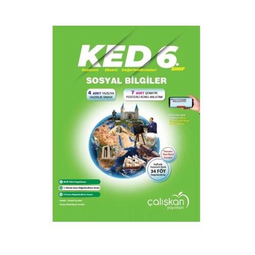 Çalışkan Yayınları 6. Sınıf Sosyal Bilgiler Kazanım Ekseni Değerlendirme