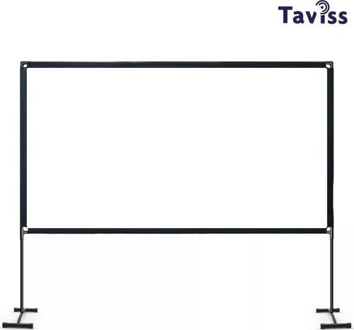120 Inç 276X157 Cm Standlı Açık Alan Projeksiyon Perdesi