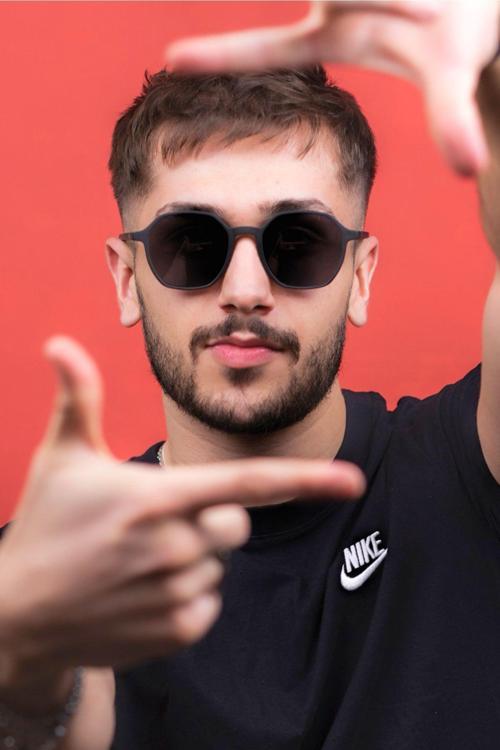 Lucas Mat Siyah Polarize Güneş Gözlüğü