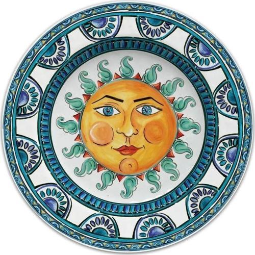 Sicily Melamin Tatlı Tabağı Çok Renkli