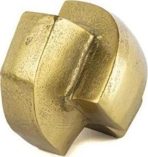 Loop Gold Dekor Obje 13x12cm