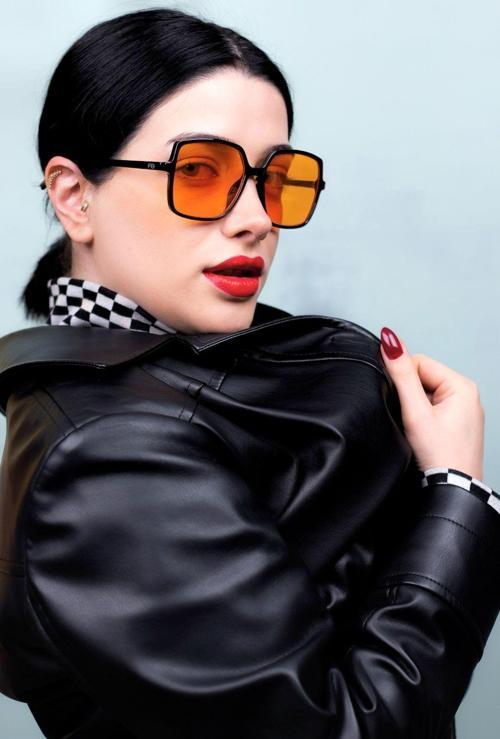 Clara Black Orange Güneş Gözlüğü