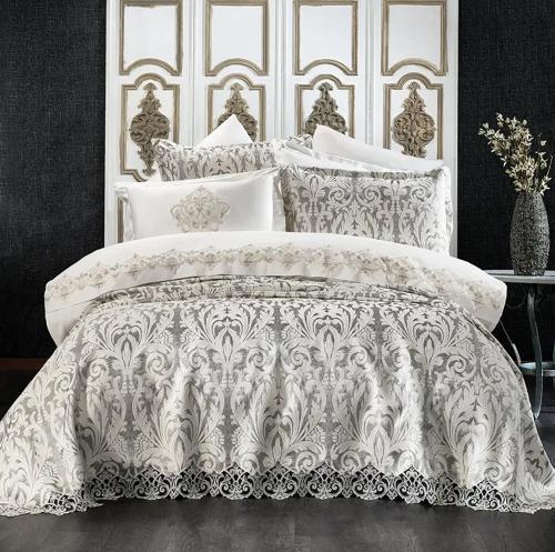 Astor Damask Pike Seti Gri