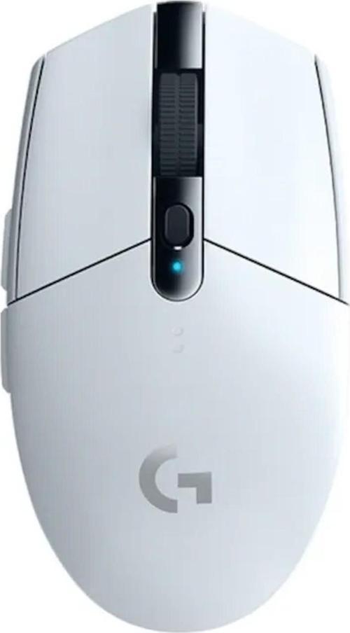 G304 Beyaz Lightspeed Hero Sarjli Optik Kablosuz Oyuncu Mouse