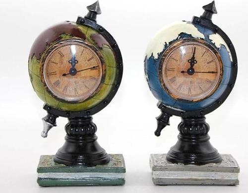 Polyester Saatli Dünya Küre Alk2833