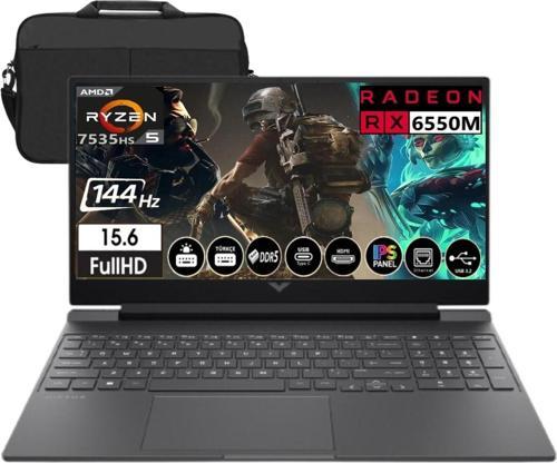 Victus 15-FB2028NT Amd Ryzen 5 7535HS 32GB Ram 1tb SSD RX6550M 144Hz Freedos 15.6" Fullhd  Taşınabilir Bilgisayar A44