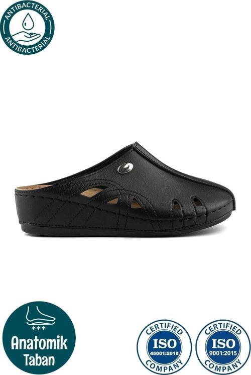 Kadın Tam Ortopedik Anatomik Sabo Medikal Iş Mutfak Aşçı Doktor Hemşire Hastane Önü Kapalı Terlik
