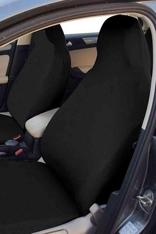 Citroen C3 2002-2008 İle Uyumlu Oto Koltuk Koruyucu Kılıf Araç Siyah Penye Servis Kılıfı