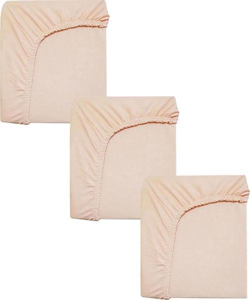 3 Adet 50 x 90 x 10 cm Anne Yanı Lastikli Penye Kumaş Bebek Çarşafı