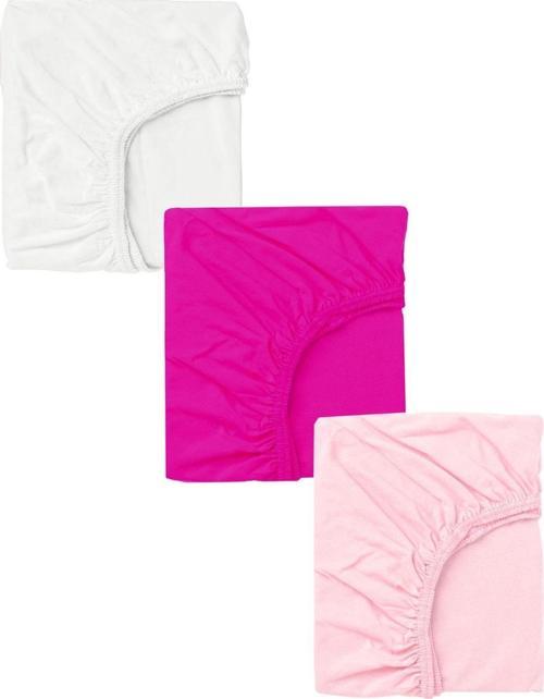 3 Adet 50 x 90 x 10 cm Anne Yanı Lastikli Penye Kumaş Bebek Çarşafı
