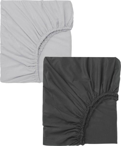 2 Adet 50 x 90 x 10 cm Anne Yanı Lastikli Penye Kumaş Bebek Çarşafı