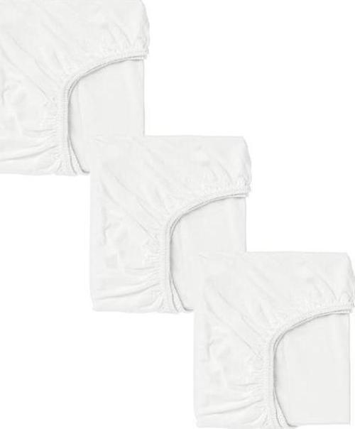 3 Adet 40 x 80 + 10 cm Anne Yanı Lastikli Penye Kumaş Bebek Çarşafı