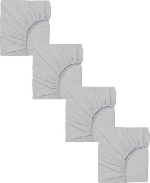 4 Adet 40 x 80 + 10 cm Anne Yanı Lastikli Penye Kumaş Bebek Çarşafı
