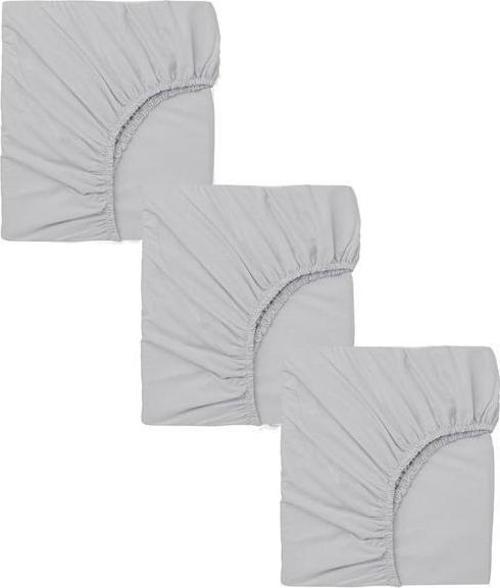 3 Adet 70 x 120 x 20 cm Anne Yanı Lastikli Penye Kumaş Bebek Çarşafı