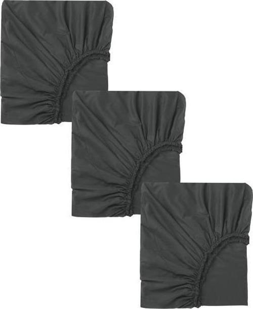 3 Adet 70 x 120 x 20 cm Anne Yanı Lastikli Penye Kumaş Bebek Çarşafı