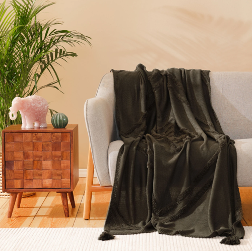 Home Karlo Haki Triko Tv Battaniyesi 130x170 cm