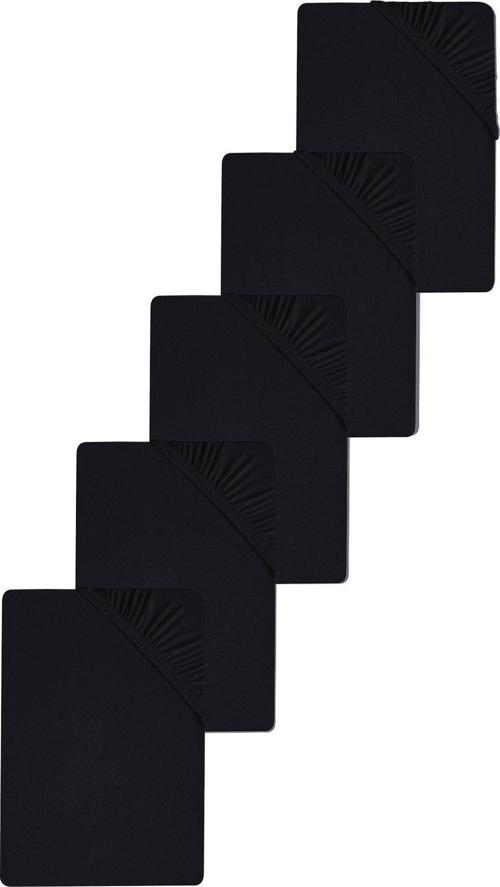 5 Adet Düz Pamuklu Tek Kişilik 80 x 200 x 30 cm Lastikli Penye Çarşaf