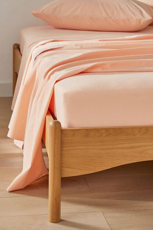 120 x 200 x 30 cm Düz Pamuklu Tek Kişilik Lastikli Fitted Penye Çarşaf