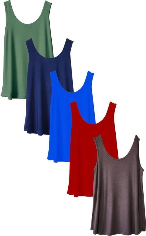 5 Adet A Kesim Pamuklu Kalın Askılı Atlet Tişört