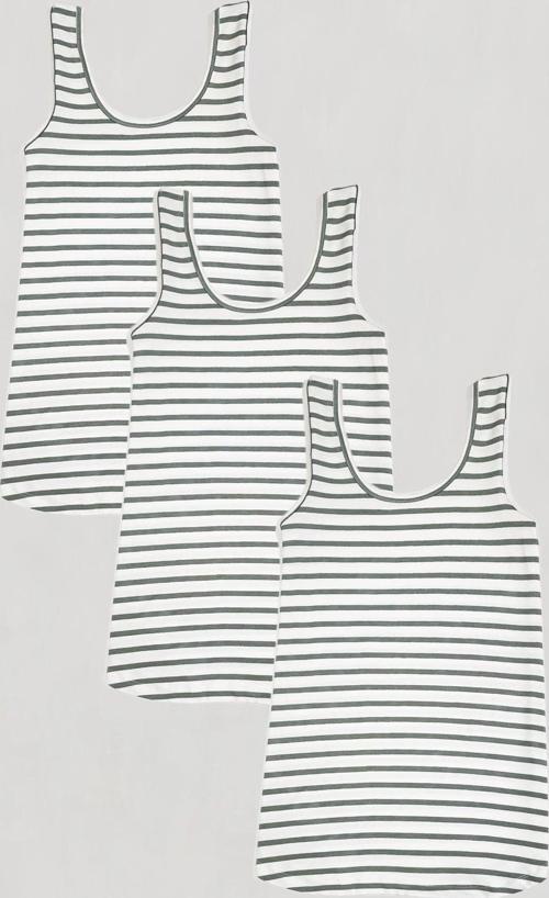 3 Adet A Kesim Pamuklu Kalın Askılı Atlet Tişört