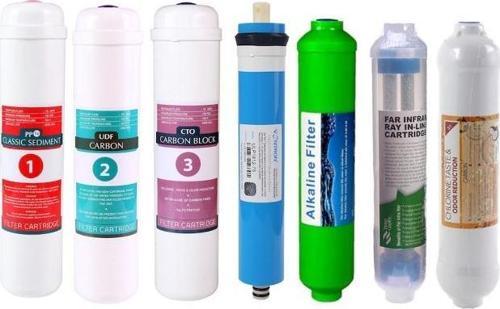 Kapalı Kasa Su Arıtma Cihazı Filtresi - Inline 7 Aşamalı Su Arıtma Filtre Seti -alkali - Detox