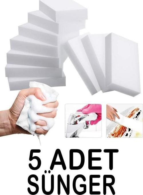 5 Adet Oto Yıkama Temizlik Sıvacı Süngeri