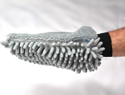 Çift Taraflı Mop Mikrofiber Araç Otomobil Araba Yıkama Temizleme Eldiveni