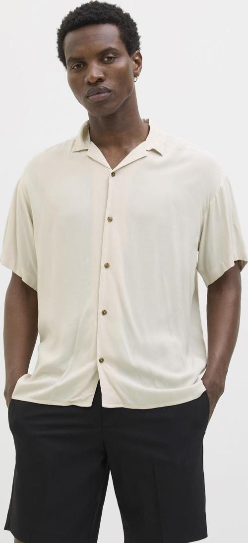 JJEJEFF SOLID RESORT SHIRT S/S SN 12268443