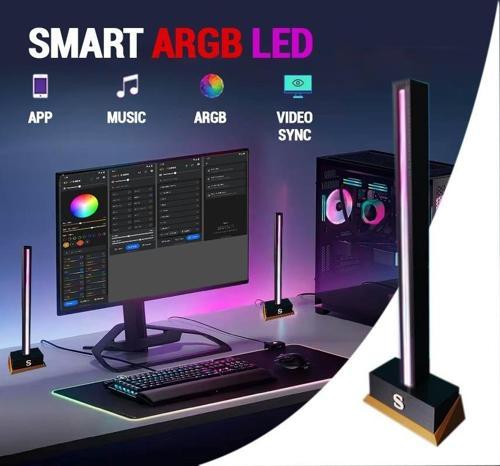 ARGB Akıllı Masaüstü Ambiyans LED – WiFi Kontrollü, Alexa ve Google Asistan Uyumlu