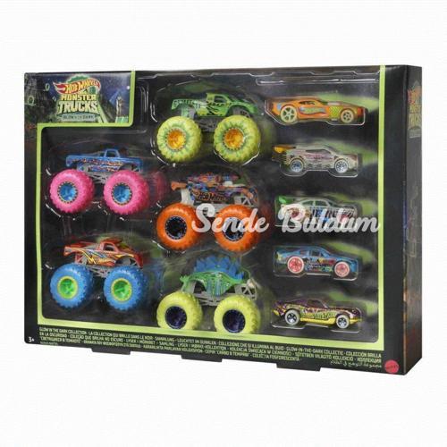 HCB57 Monster Trucks Karanlıkta Parlayan Araçlar Hot Wheels Monster Trucks  Mattel