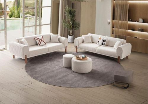 Armoni 3+3 Koltuk Takımı Krem