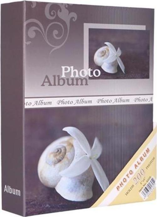 10x15cm 200 Fotoğraf Kapasiteli Desenli Lüks Ofset Fotoğraf Albümü