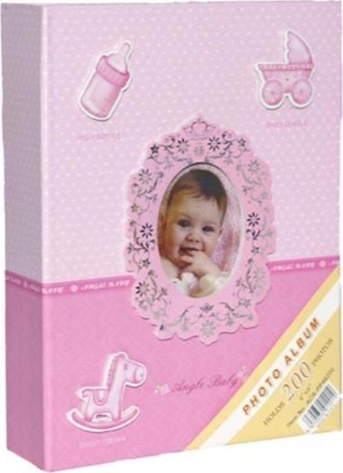 10x15cm 200 Fotoğraf Kapasiteli Lüks Bebek Fotoğraf Albümü