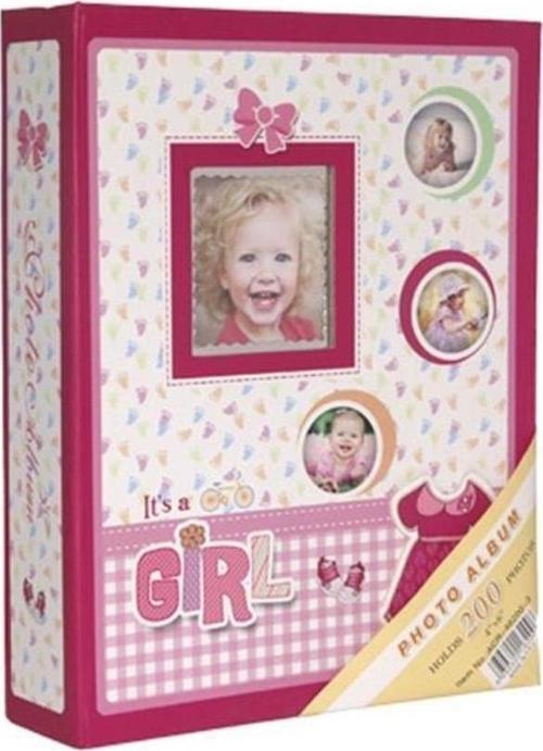 10x15cm 200 Fotoğraf Kapasiteli Lüks Bebek Fotoğraf Albümü