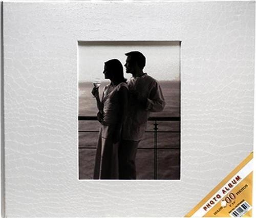 10x15cm 600 Fotoğraf Kapasiteli Lüks Pencereli Deri Fotoğraf Albümü