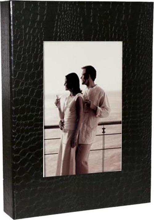 13x18cm 100 Fotoğraf Kapasiteli Lüks Pencereli Deri Fotoğraf Albümü