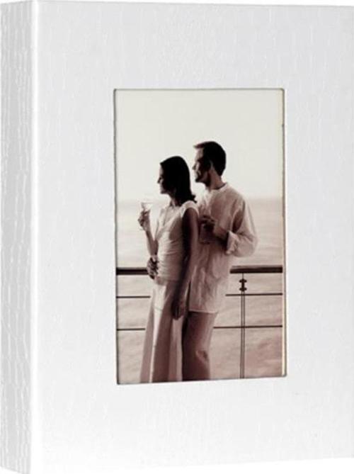 13x18cm 200 Fotoğraf Kapasiteli Lüks Pencereli Deri Fotoğraf Albümü