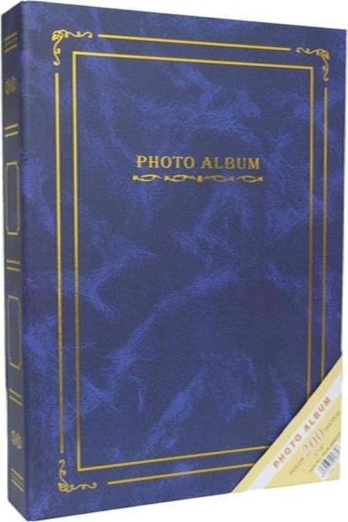 15x21cm 200 Fotoğraf Kapasiteli Ciltbezli Lüks Fotoğraf Albümü