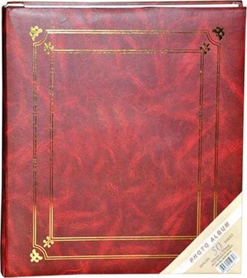 50 Yaprak ( 100 Sayfa ) 315x325mm Ciltbezli Yapıştırmalı Fotoğraf Albümü