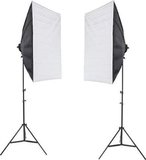 Softbox 50x70cm Tek Duylu Sürekli Işık Youtube Video Ve Fotoğraf Çekimi 2'li Set