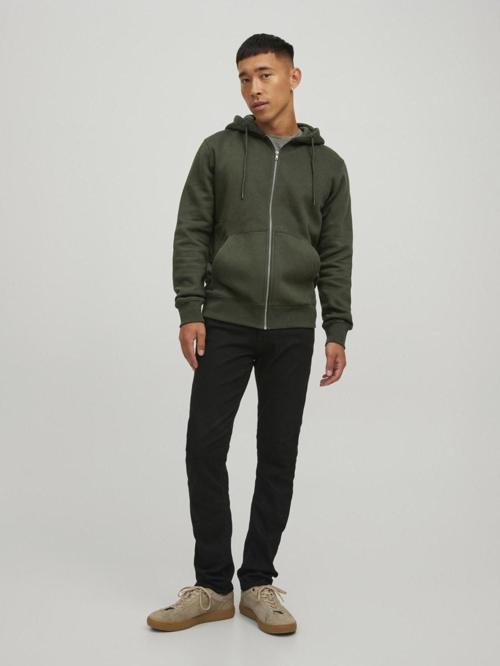 Düz Renk Fermuarlı Sweatshirt - 12210830