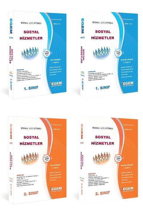 Egem Yayınları Aöf. Sosyal Hizmetler Güz Ve Bahar 1,2,3,4 Dön. Konu Anlatımlı Soru Set