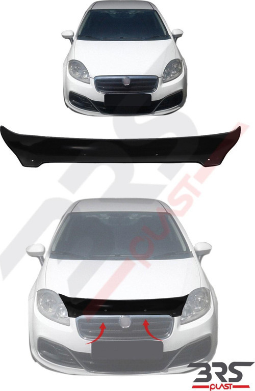 Fiat Linea Kaput Rüzgarlığı 2007 Sonrası Abs Uyumlu