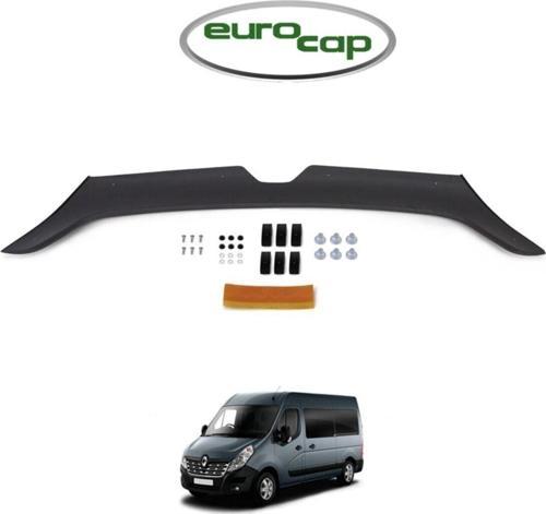 Renault Master Ön Kaput Koruma Rüzgarlığı 3Mm Akrilik (Abs) Parlak Siyah Deflektör 14-18