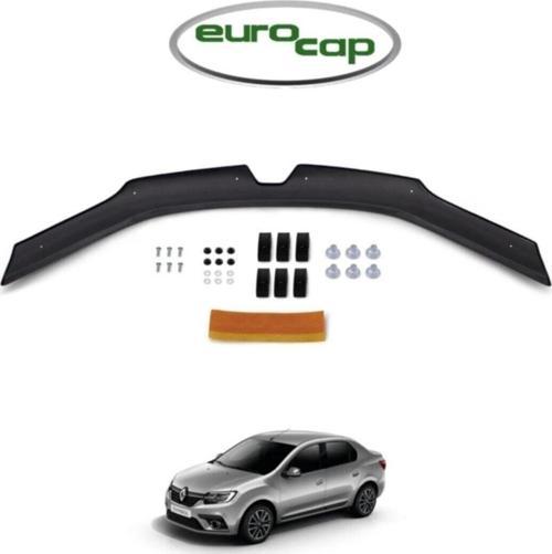 Renault Symbol Ön Kaput Koruma Rüzgarlığı 3Mm Akrilik (Abs) Parlak Siyah Deflektör 2013->