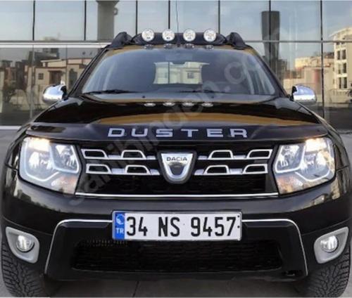 Dacia Duster Uyumlu Kaput Rüzgarlığı Kaput Koruyucu Parlak Siyah 2009-2017